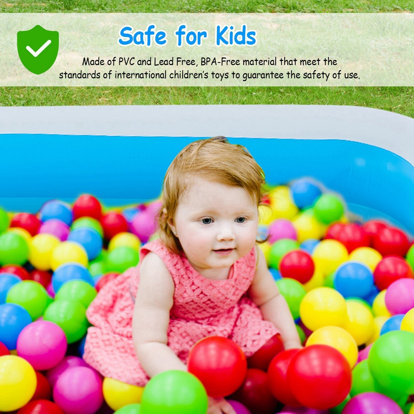 Inflatable Swimming Pool for Family, Inflatable Lounge Pool for Kids 120x72x24in