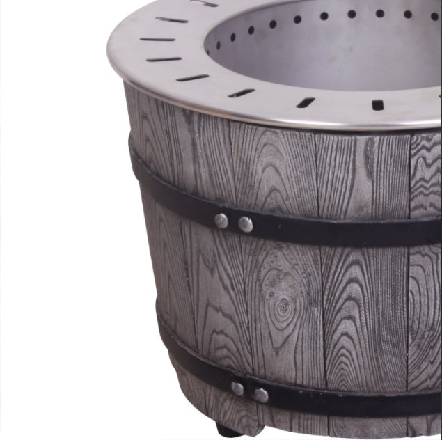 Smokeless Fire Pit Fueled By Wood Pellets, branches, wood/with a Woody Appearance - Phoenix Fire Art Store
