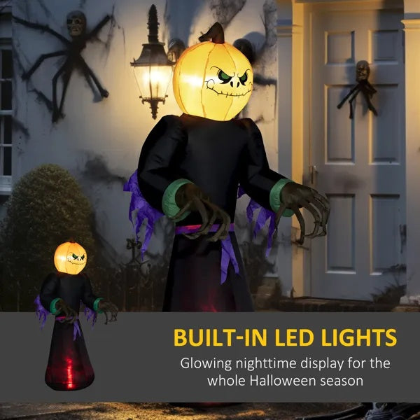 Standing Pumpkin Inflatable Halloween Decoration