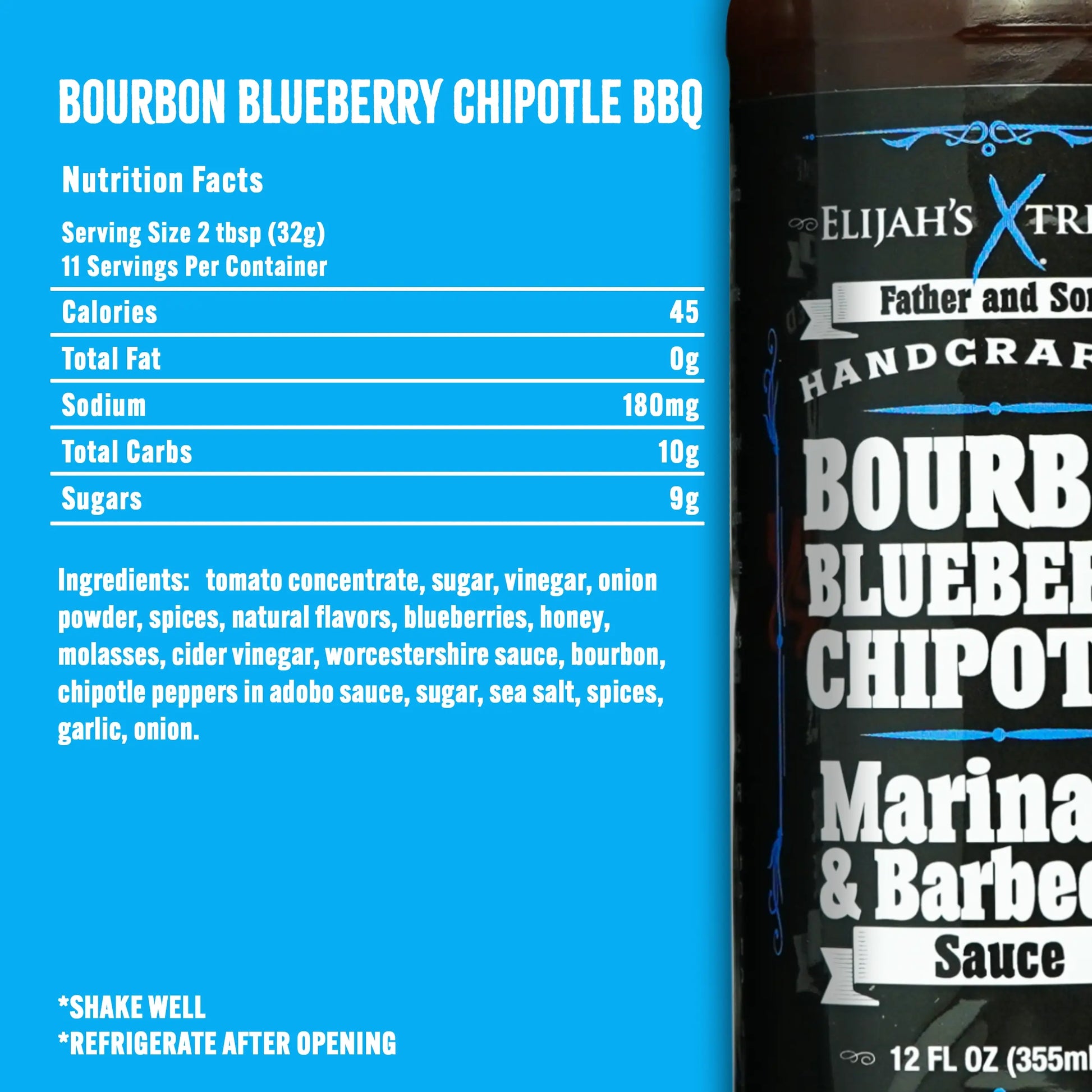 Bourbon Blueberry Chipotle BBQ Sauce & Marinade - Phoenix Fire Art Store