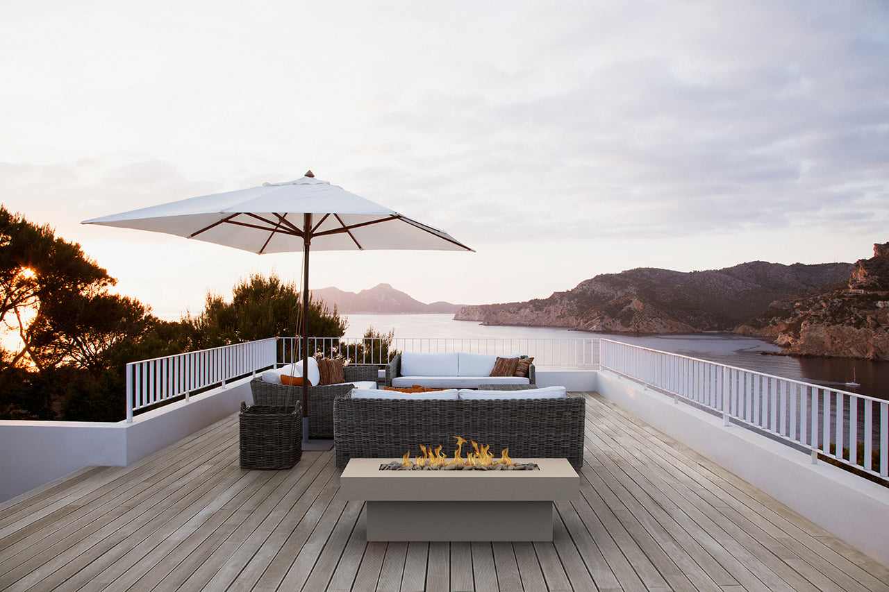 Terraza | Concrete Fire Pit Table - Phoenix Fire Art Store