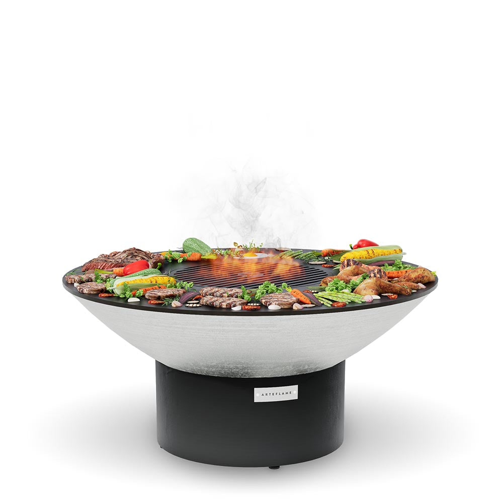 Arteflame XXL 40" Platinum Edition Fire Pit With Cooktop - Phoenix Fire Art Store