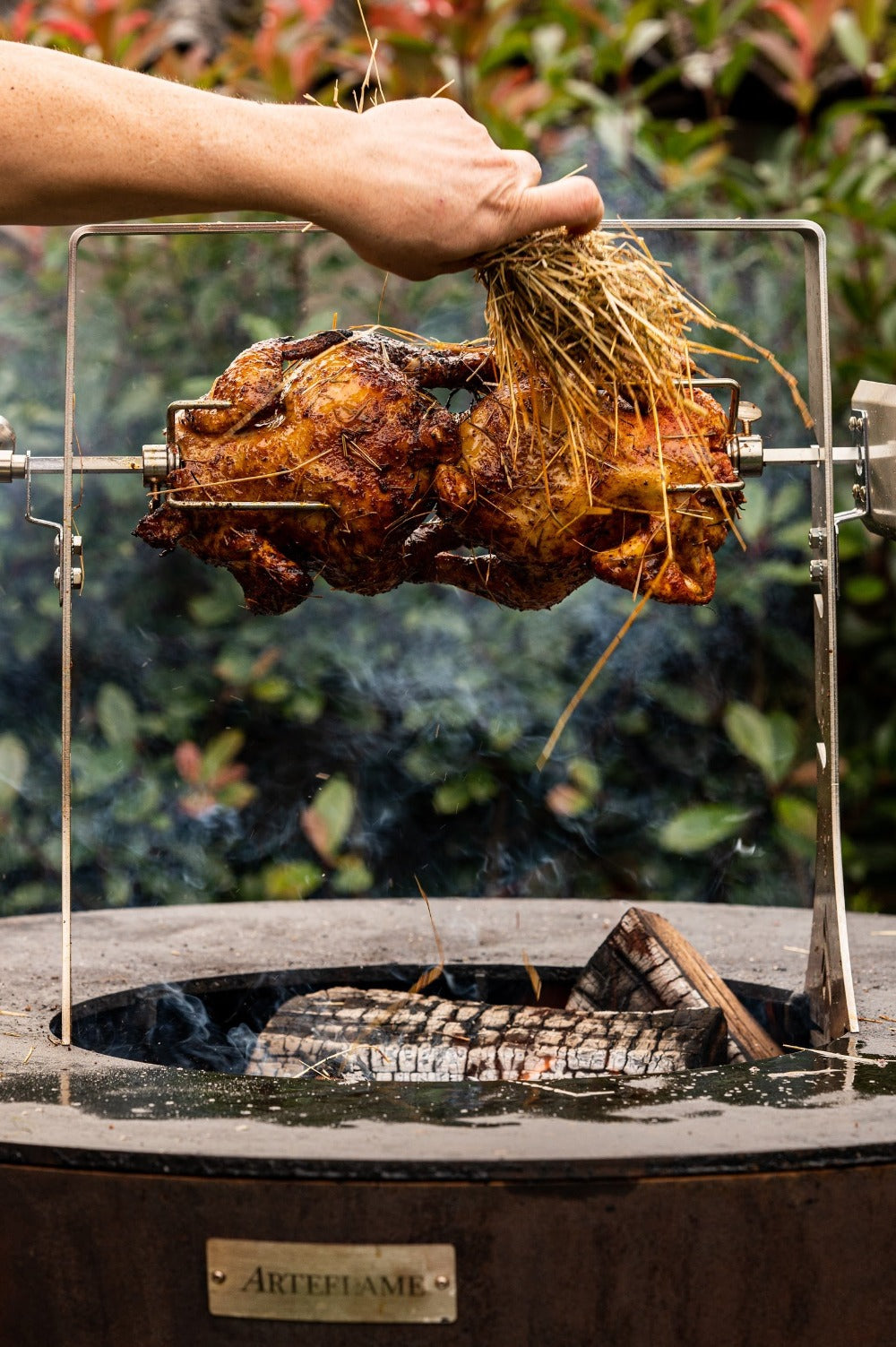 Rotisserie with Cordless Motor for Weber XXL - Phoenix Fire Art Store
