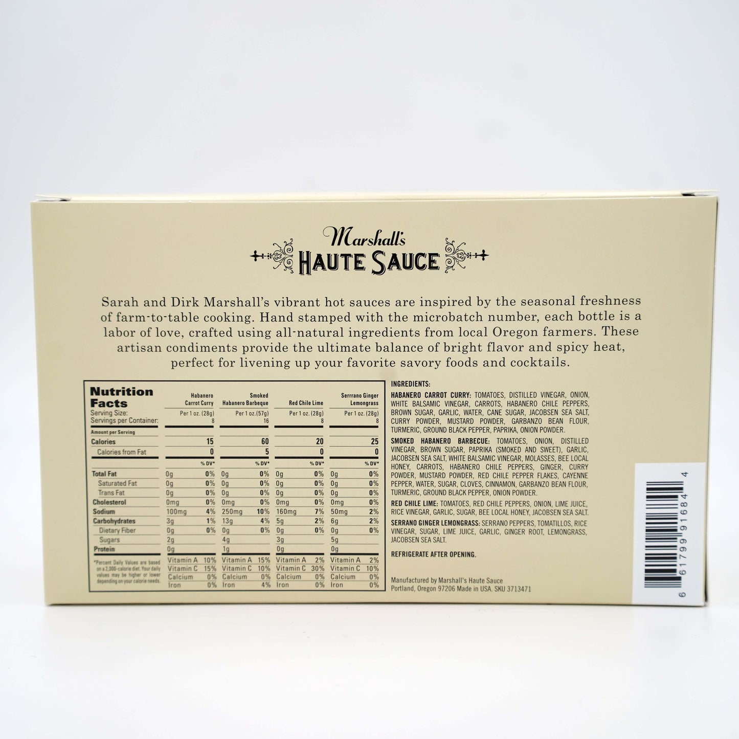 A Haute Sauce Gift Set- Marshall's Haute Sauce- Cooking Gifts For Men and Women
