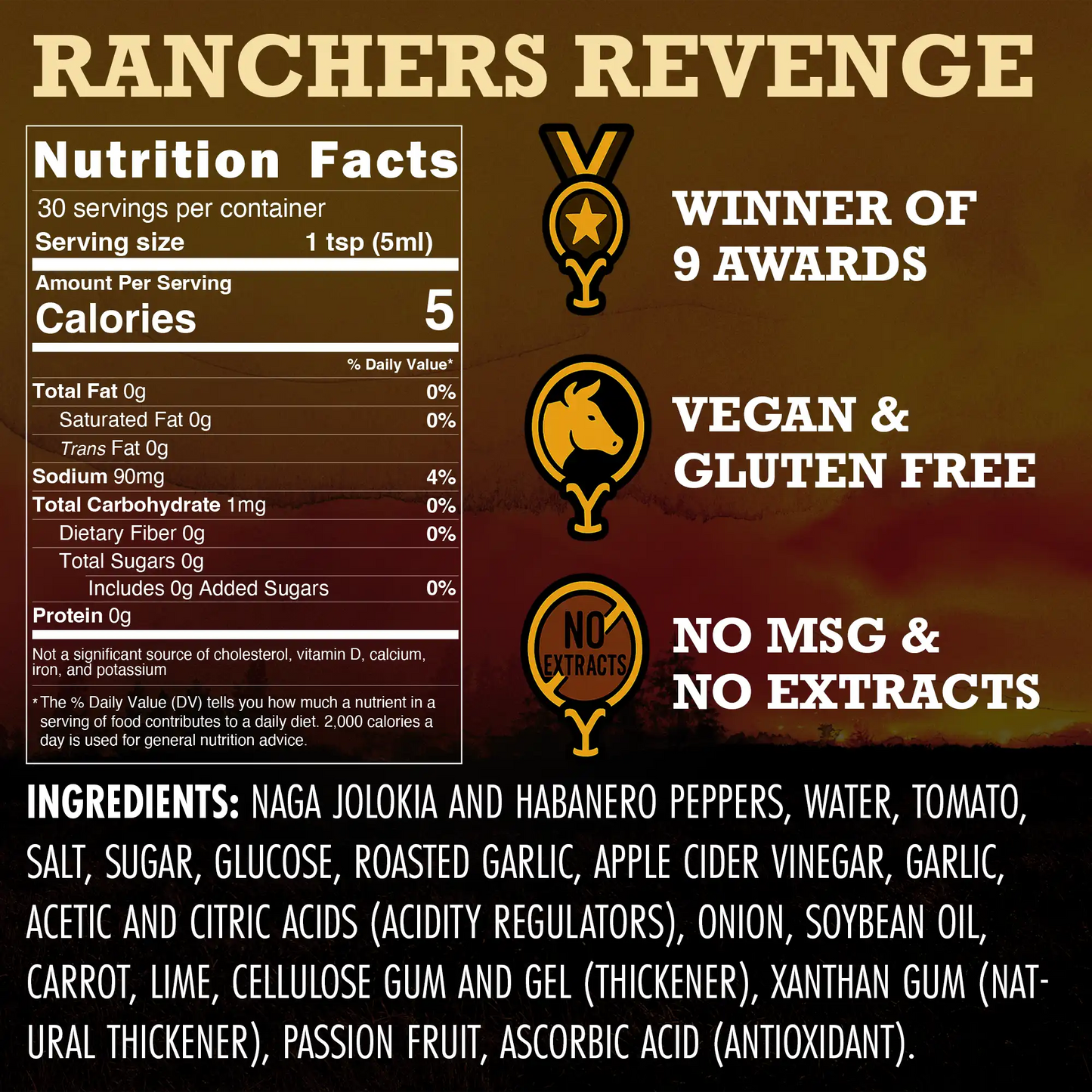 Ranchers Revenge (Ghost Pepper) - Phoenix Fire Art Store