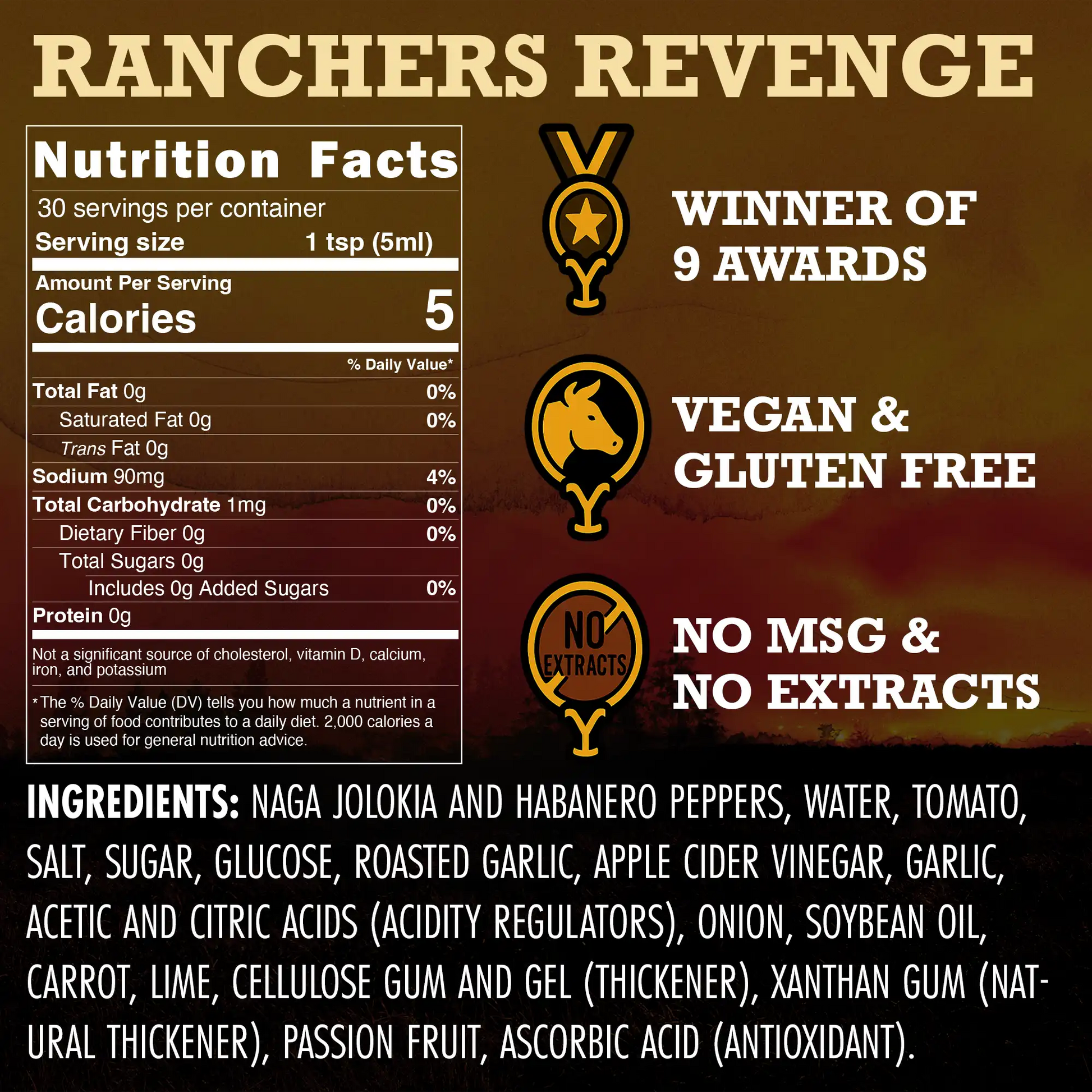 Ranchers Revenge (Ghost Pepper) - Phoenix Fire Art Store