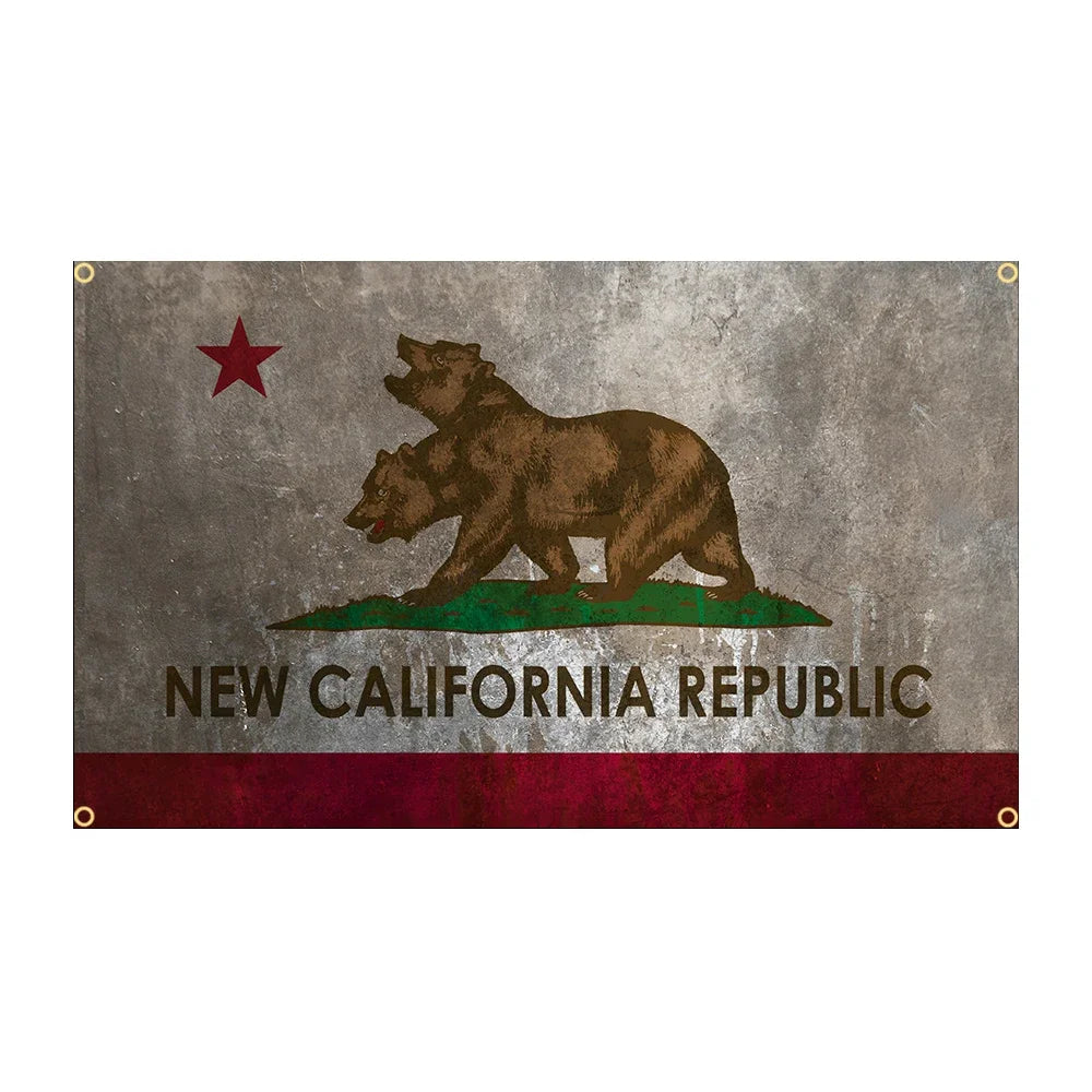 Fallout Flag Banner 3x5ft - Vault-Tec Poster Design for Gaming Room Decor