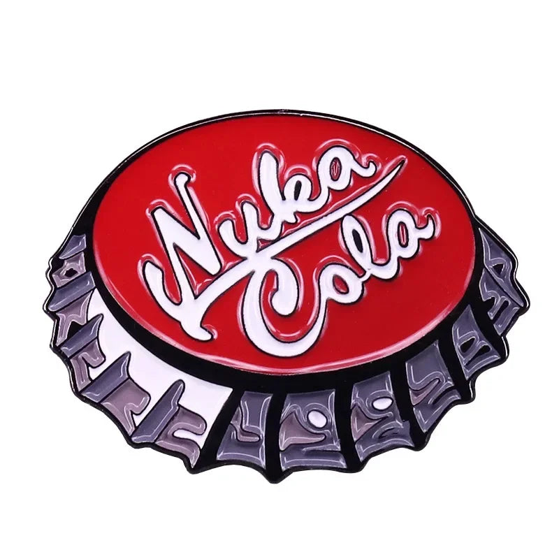 Fallout Brooch Pin - Vault-Tec Enamel Badge for Cosplay & Collectors