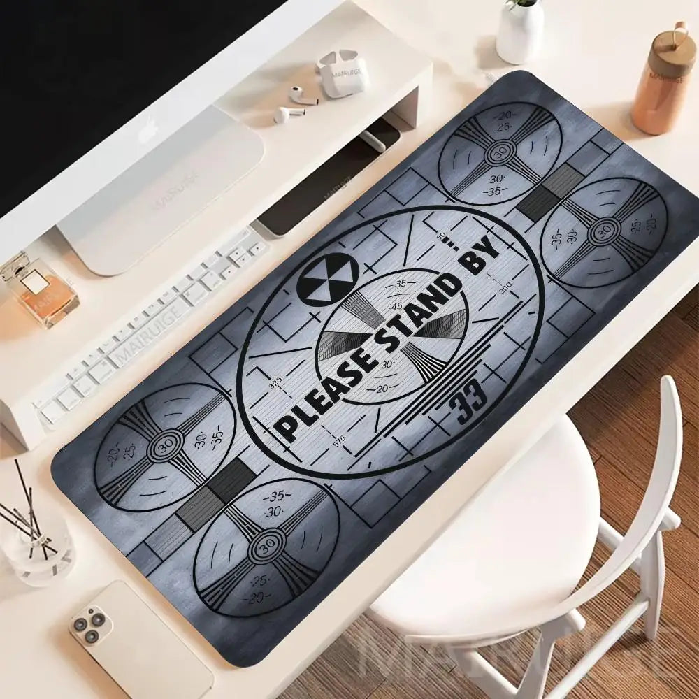 Fallout "Please Wait" Gaming Mouse Pad - Large Extended Non-Slip Desk Mat for PC Gaming
