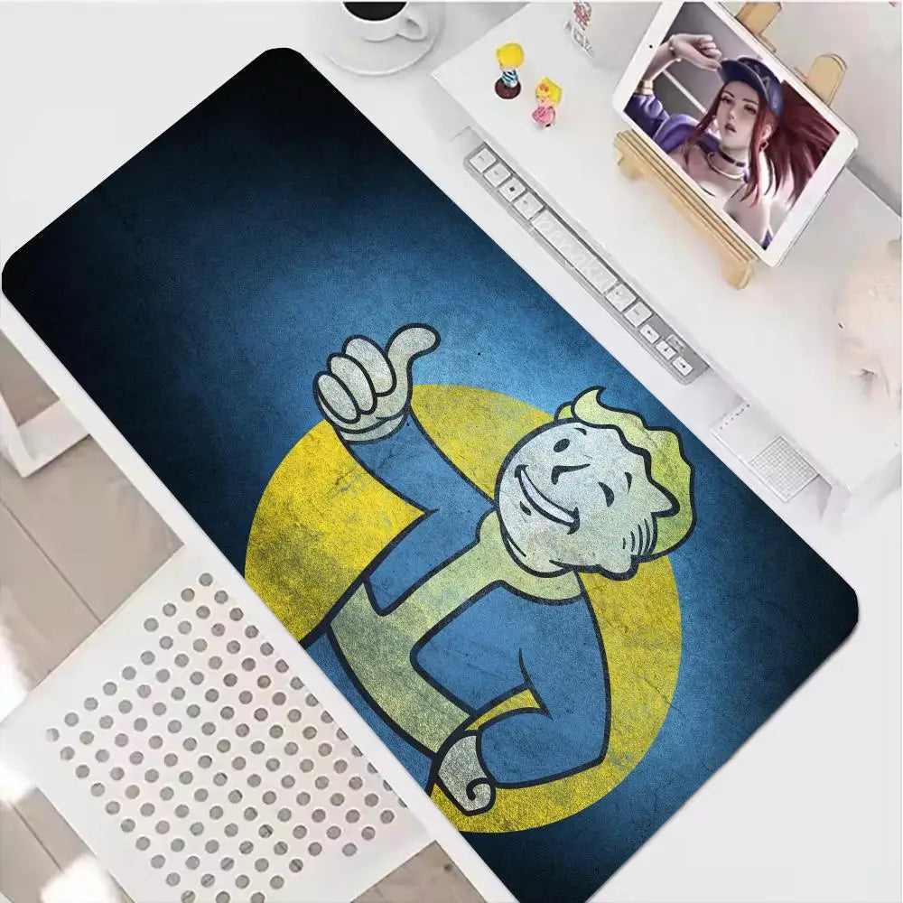Fallout Gaming Mouse Pad - XXL Large Desk Mat 900x400mm - Vault-Tec Approved