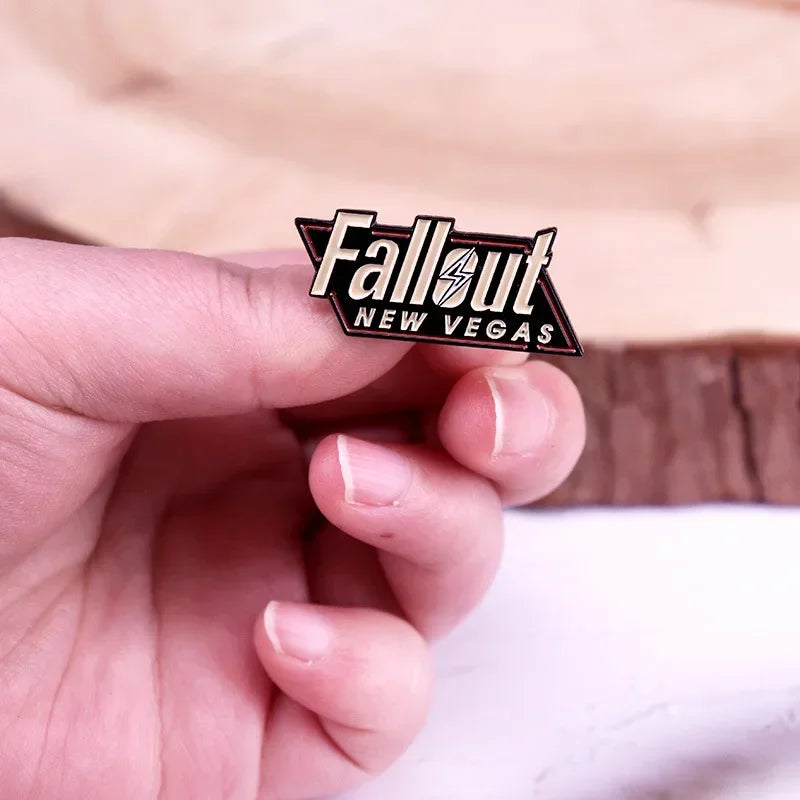 Fallout Brooch Pin - Vault-Tec Enamel Badge for Cosplay & Collectors