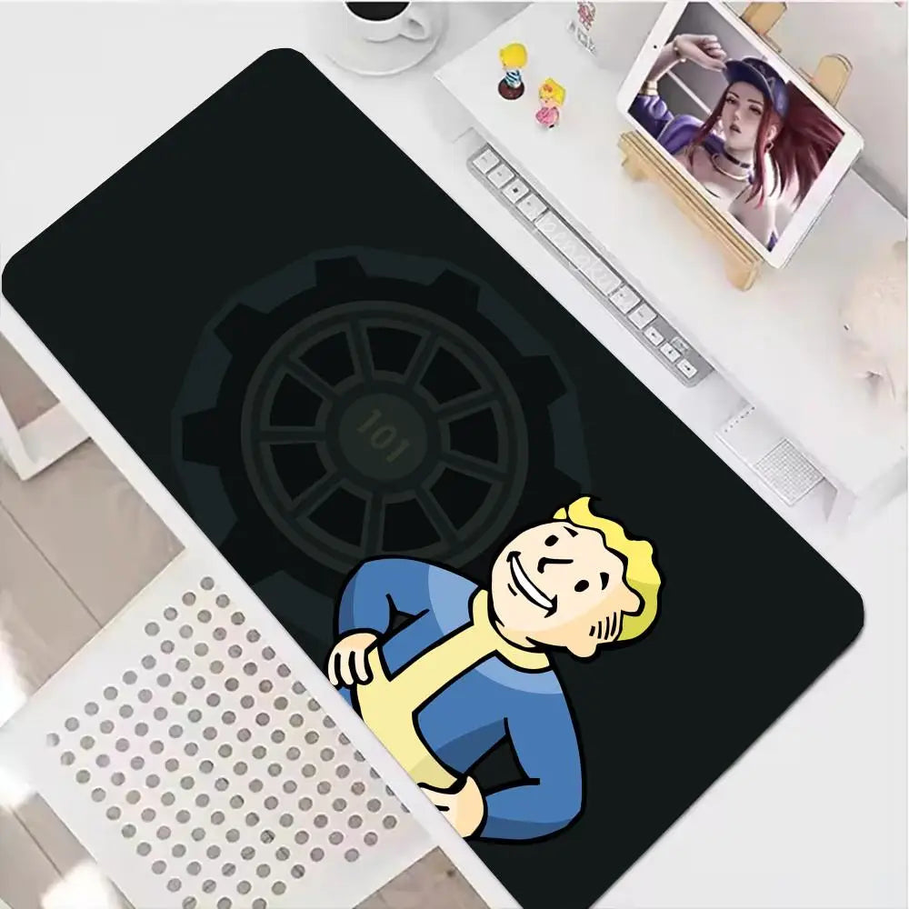 Fallout Gaming Mouse Pad - XXL Large Desk Mat 900x400mm - Vault-Tec Approved
