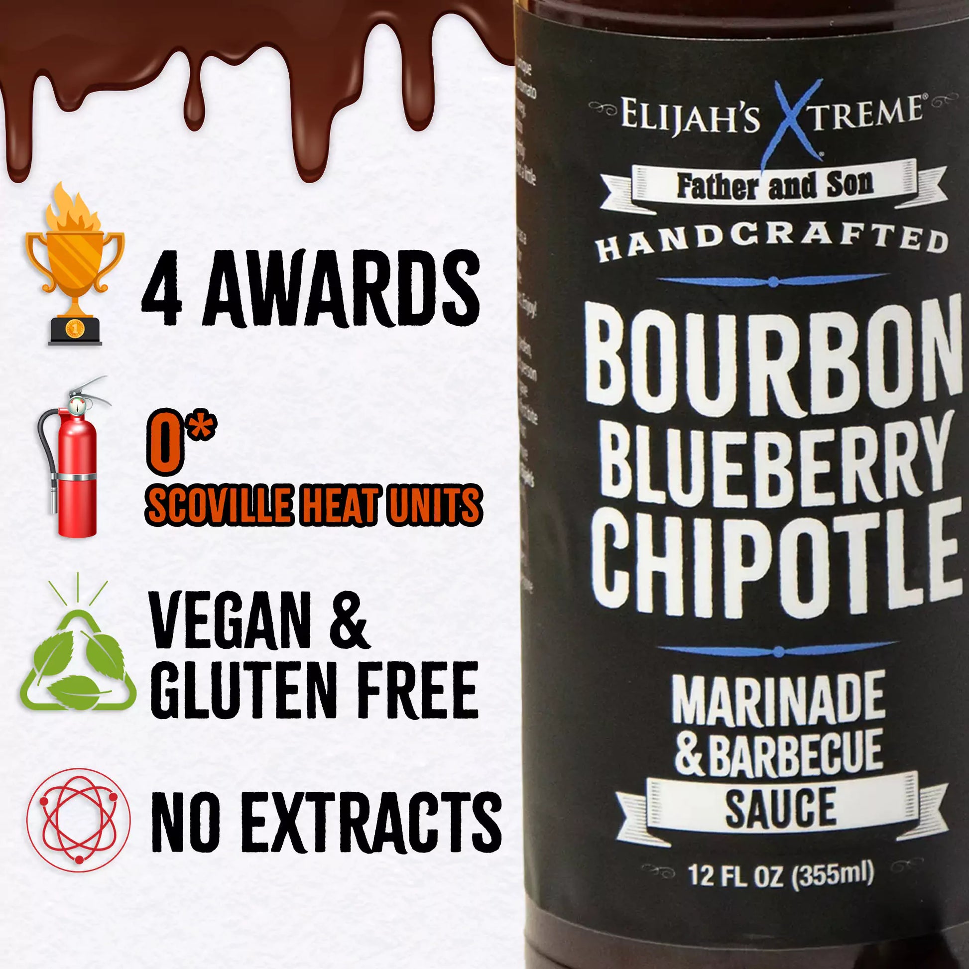 Bourbon Blueberry Chipotle BBQ Sauce & Marinade - Phoenix Fire Art Store