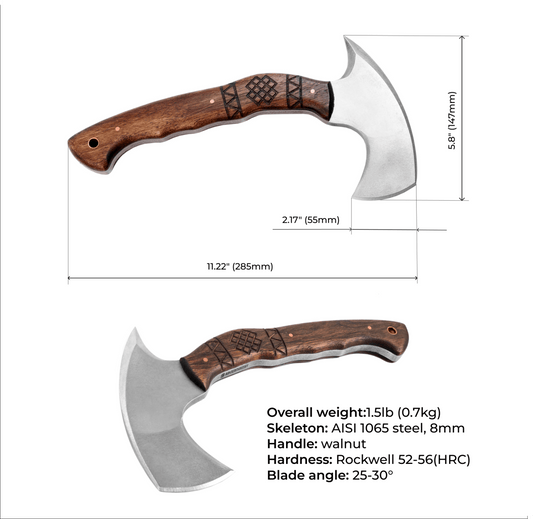 Compact tactical tomahawk "Waya"