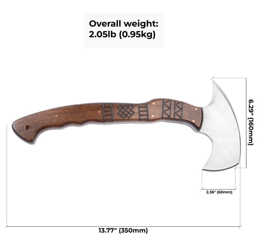 Hand forged tomahawk "Nanook"