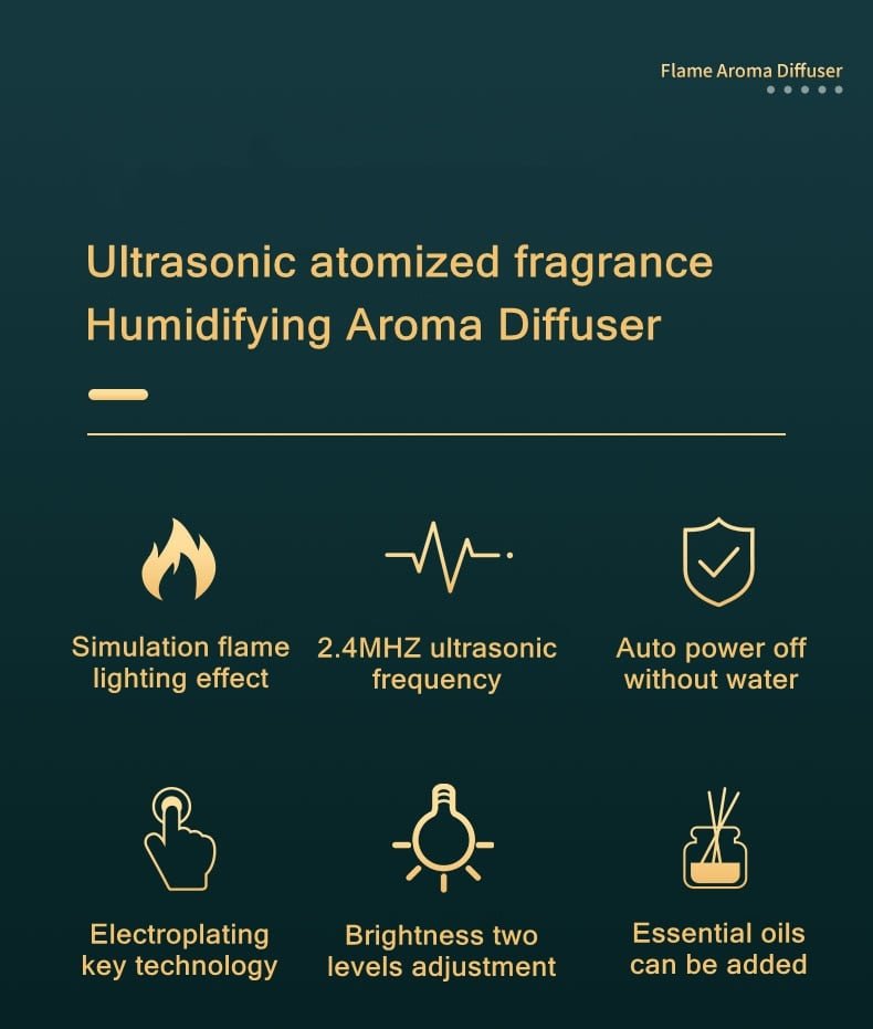 Ultrasonic Usb Fire Essential Oil Aroma Diffuser - Phoenix Fire Art Store