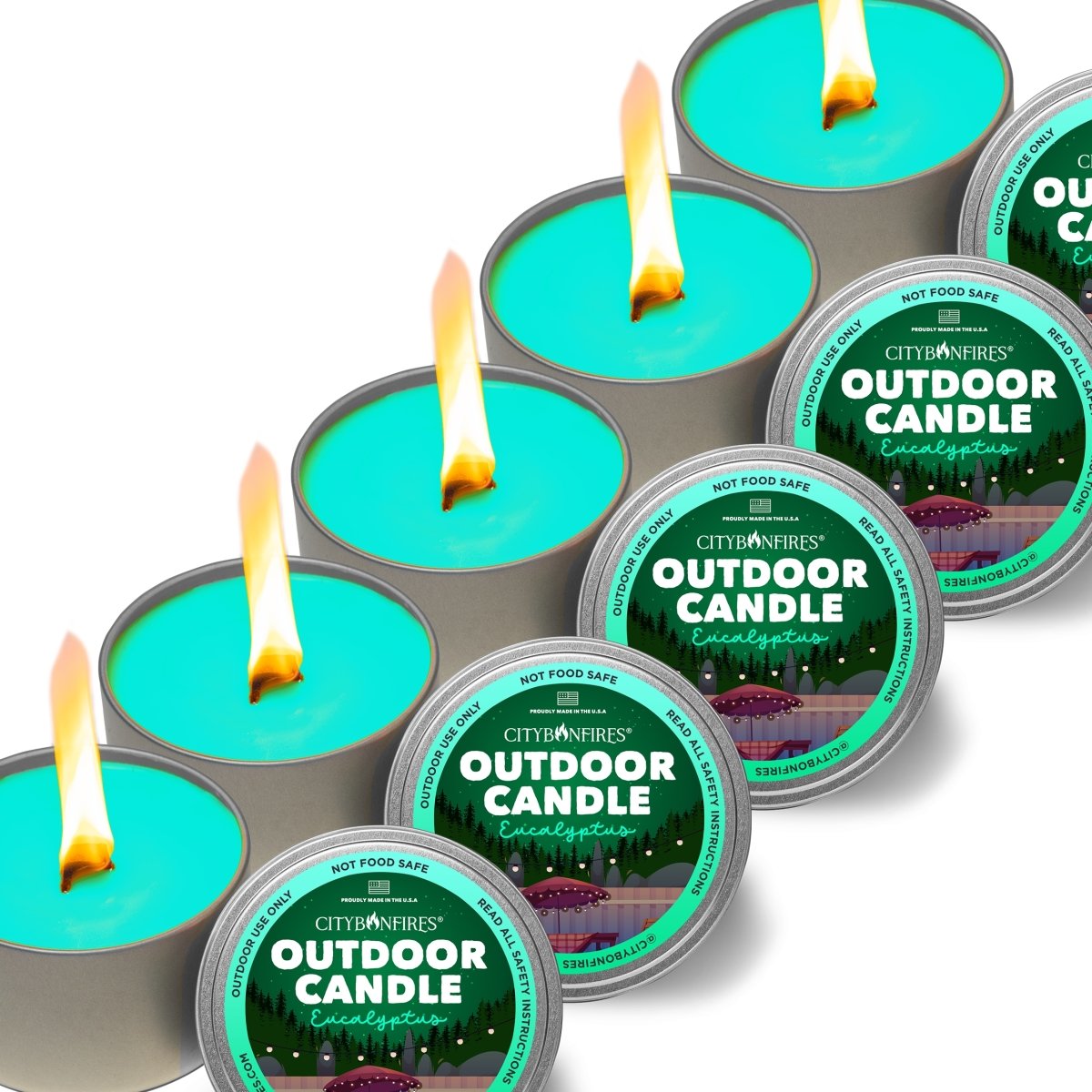 The Outdoor Candle - Eucalyptus - Phoenix Fire Art Store