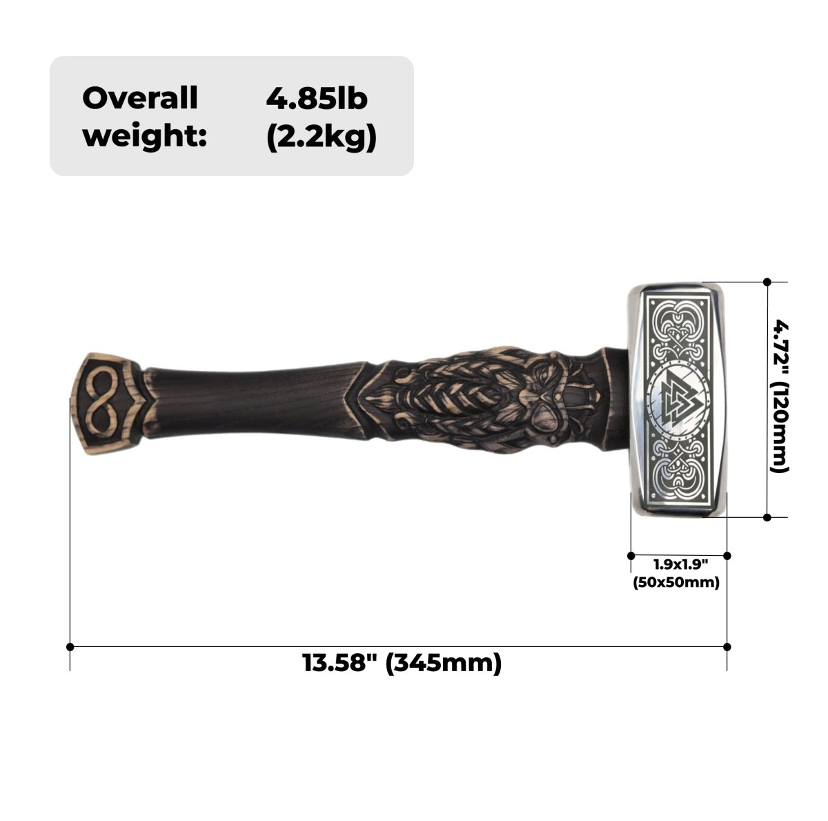 Viking unique hammer "Goibniu"