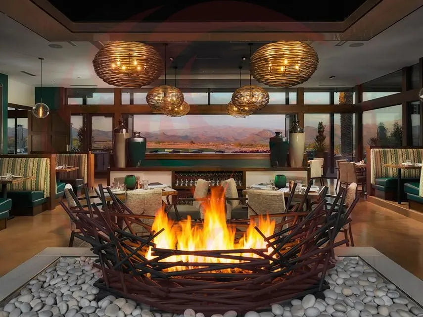 The Fascinating Journey of Fire Features Through Time | "The Nest" Fire Art Feature by Eric Tolbert