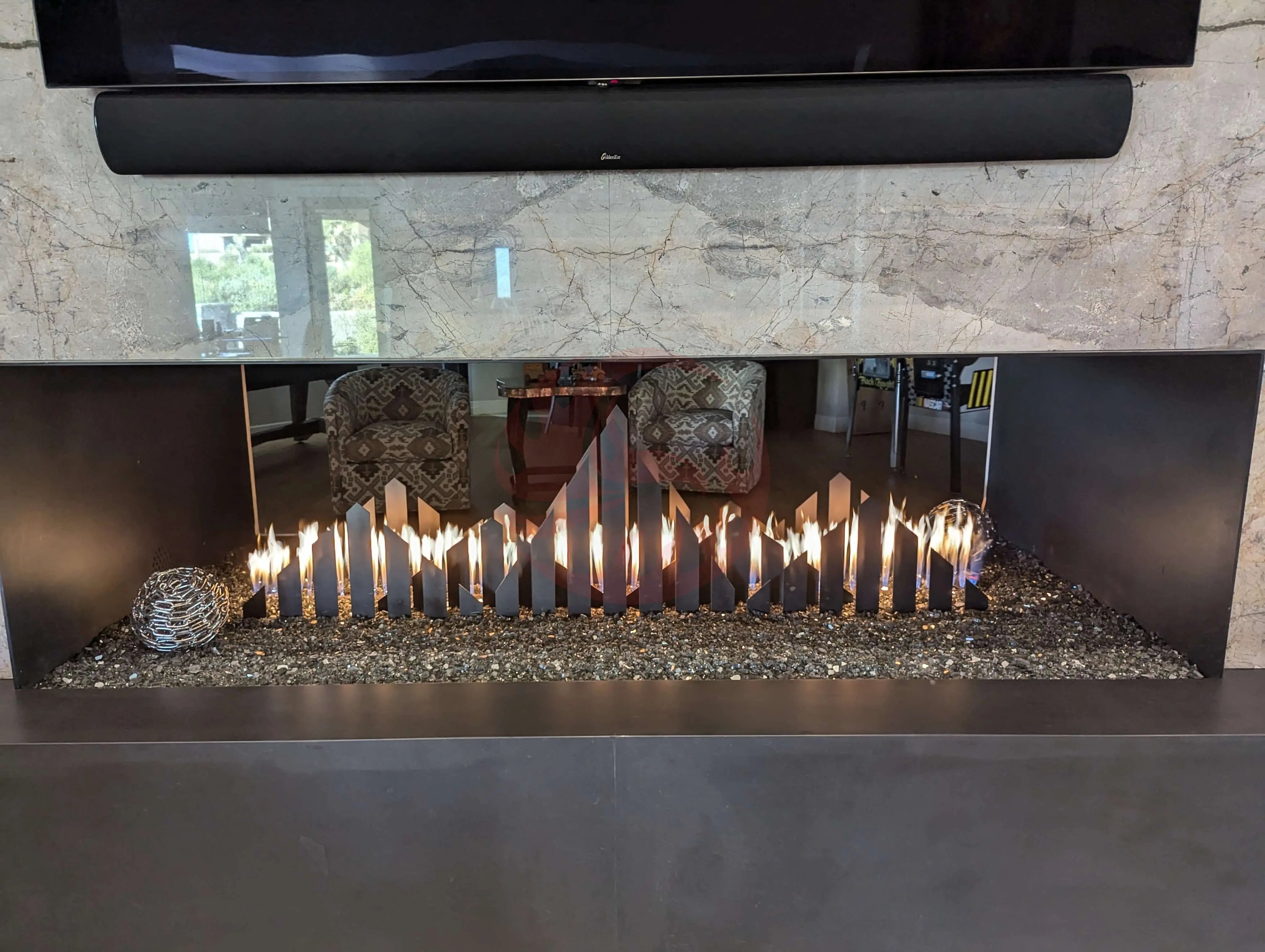 Explore Different Types of Fire Features for Your Home | Desert Mountain Golf Fire Art by Eric Tolbert