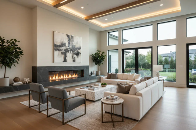 Direct Vent Fireplaces: Safe, Sealed & Stunning