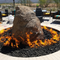 Fire Pits: Outdoor Gathering Spots with Flames - "Meteor Impact" fire pit feature created by Eric Tolbert at Verde River Golf & Social Club