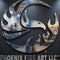 Polished Stainless Steel Wall Art Logo for Phoenix Fire Art LLC