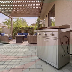 Electric Grills for Indoor & Outdoor Cooking -  freestanding electric griddle under a patio