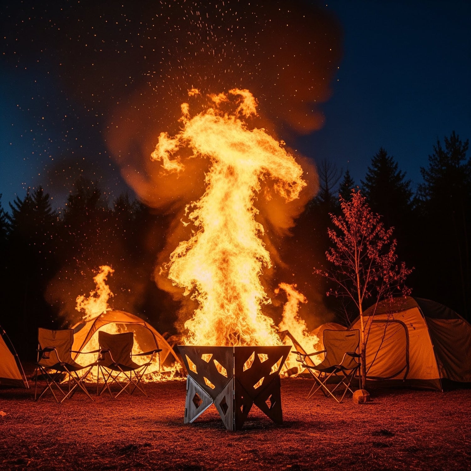 Feeling chilly? Bring the heat...with outdoor fire features!