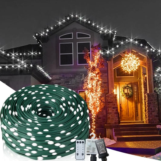 Christmas Rope Lights, 1000 LED 328Ft Outdoor Decorative String Strobe