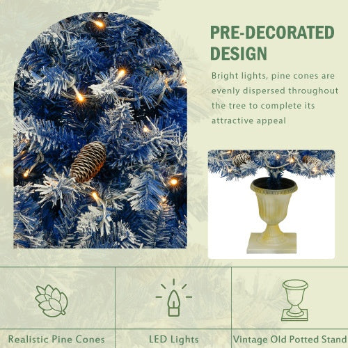 Pre-lit Christmas Tree 4-piece Set