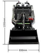 72V 16.4kWh Curiosity Mini Track Loader Skid Steer