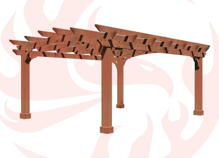 [10X12FT] Alora Premium Outdoor All-Season Backyard Patio Cedar Wood Gazebo Pergola With Arched Roof (SAK42915) - Phoenix Fire Art Store
