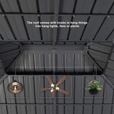 [10X13FT] Alora Large Premium Outdoor Hardtop Aluminum Gazebo With Galvanized Steel Double Roof (SAK74826)