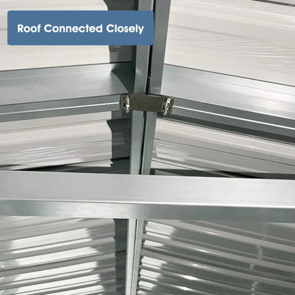 [10X20FT] Alora Heavy-Duty Multipurpose Outdoor All-Weather Utility Garage Storage Shed With Air Vents (SAK74834) - Phoenix Fire Art Store