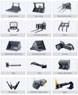 72V 16.4kWh Curiosity Mini Track Loader Skid Steer