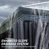 [11X21FT] Alora Outdoor All-Season Solarium Sunroom Gazebo With Galvanized Steel Roof (SAK42018)