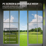 [11X21FT] Alora Outdoor All-Season Solarium Sunroom Gazebo With Galvanized Steel Roof (SAK42018)