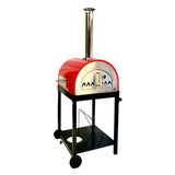 Traditional 25" Dual Fueled Pizza Oven With Gas Attachment- Wood and Gas Powered