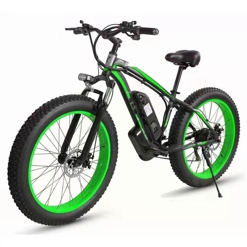 Forever™ E-Glide Snow 26 – Electric Mountain Bike (350W Motor, 21-Speed, Fat Tire)