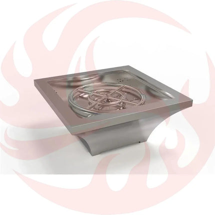 TrueFlame Lume 24" Stainless Steel Fire Bowl - Phoenix Fire Art Store