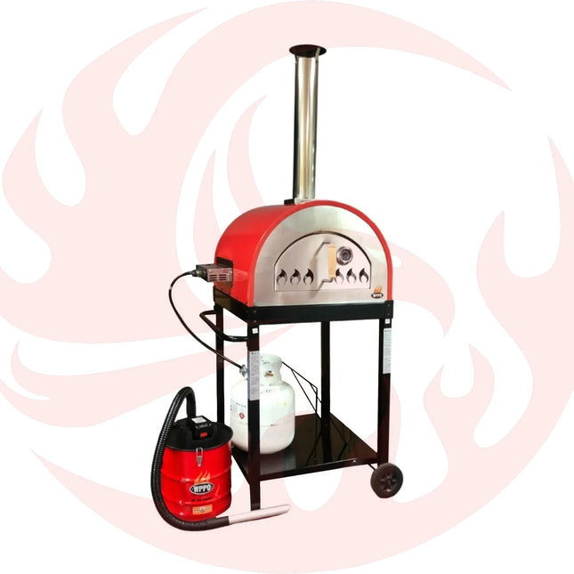 Dual Fuel Pizza Oven 25" with Gas Attachment – Wood & Gas - Phoenix Fire Art Store