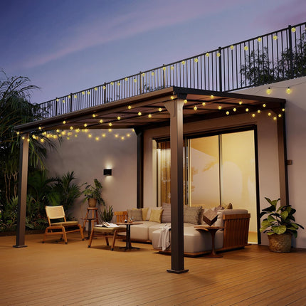 Pamapic Aluminum Hardtop Gazebo Pamapic