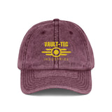 Vault-Tec Industries - Fallout Vintage Embroidered Cap - Retro Style Baseball Hat