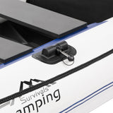 Camping Survivals 10ft PVC 330kg Water  Assault Boat Off-White - Phoenix Fire Art Store