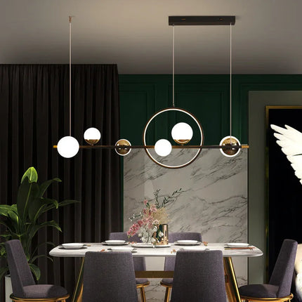 Nordic Restaurant Chandelier | Modern Linear - Phoenix Fire Art Store