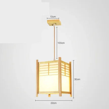 Tatami Tea Room Chandelier | Japanese Style Light - Phoenix Fire Art Store