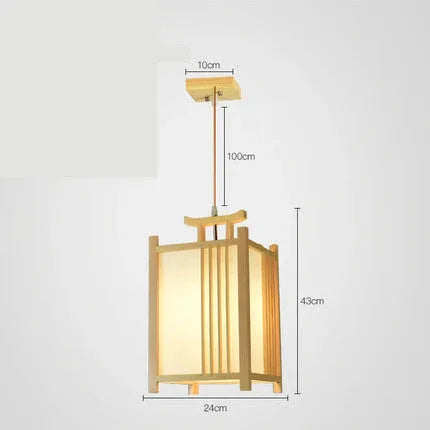 Tatami Tea Room Chandelier | Japanese Style Light - Phoenix Fire Art Store