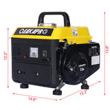 800W Portable Gas Generator - 71CC 2-Stroke Power for Camping, Emergencies & Tailgating