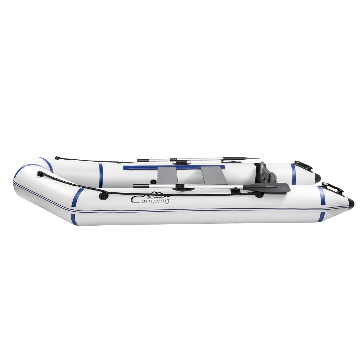 Camping Survivals 10ft PVC 330kg Water  Assault Boat Off-White